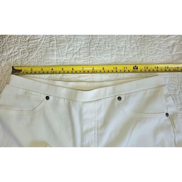 Old Navy White High-Rise Pixie Skinny Pants 18P Petite, Secret-Smooth Pockets - Picture 4 of 8